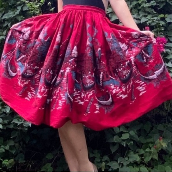 Venice retro pinup skirt - Picture 1 of 7